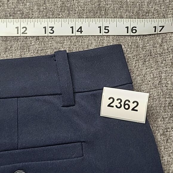 C Wonder Pants Womens 6 Navy Blue Signature Crop Trousers Stretch Office Casual - Picture 10 of 10